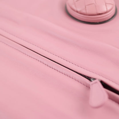 Bottega Veneta Woven Clutch Dusty Pink - photo 6