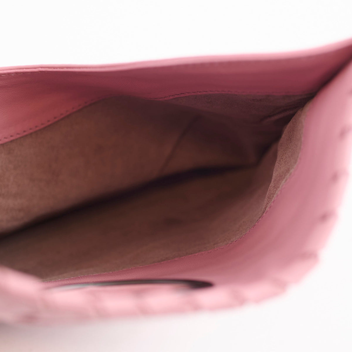 Bottega Veneta Woven Clutch Dusty Pink - photo 8