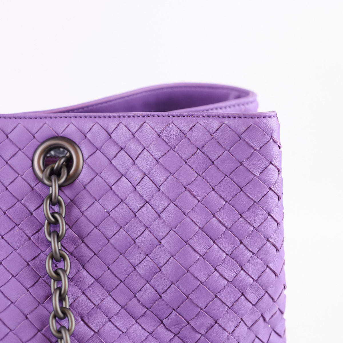 Bottega Veneta Purple Intrecciato Large Tote - photo 4