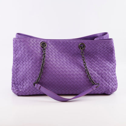 Bottega Veneta Purple Intrecciato Large Tote - photo 2