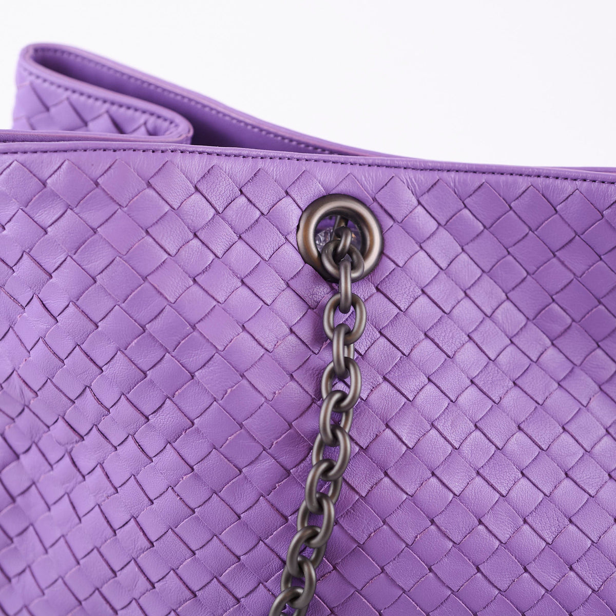 Bottega Veneta Purple Intrecciato Large Tote - photo 7