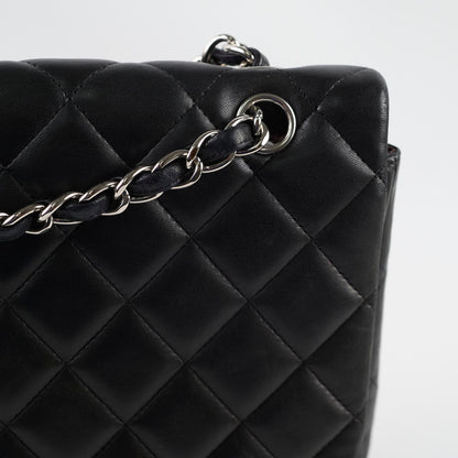 Chanel Single Flap Maxi Flap Black Lambskin SHW - photo 4