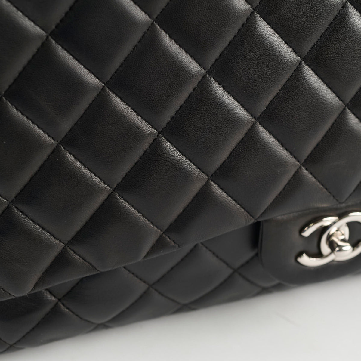 Chanel Single Flap Maxi Flap Black Lambskin SHW - photo 16