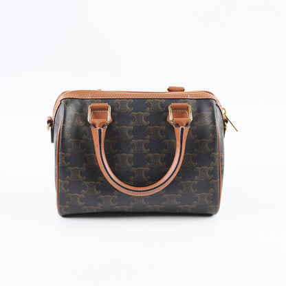 Celine Small Boston Bag Triomphe Canvas - photo 2