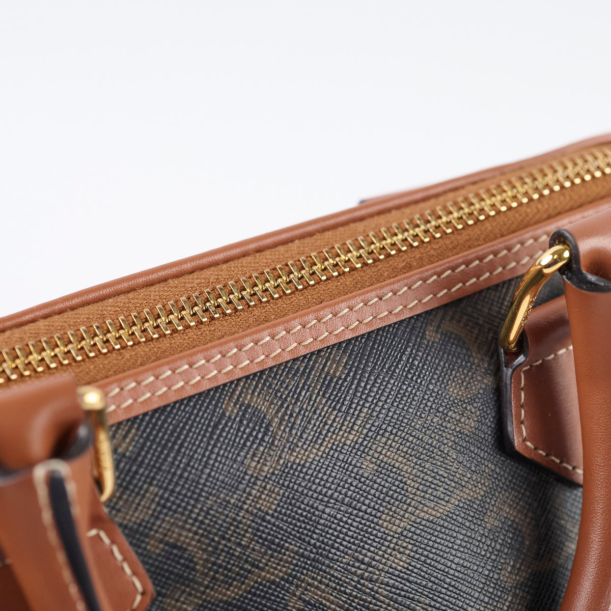 Celine Small Boston Bag Triomphe Canvas - photo 4