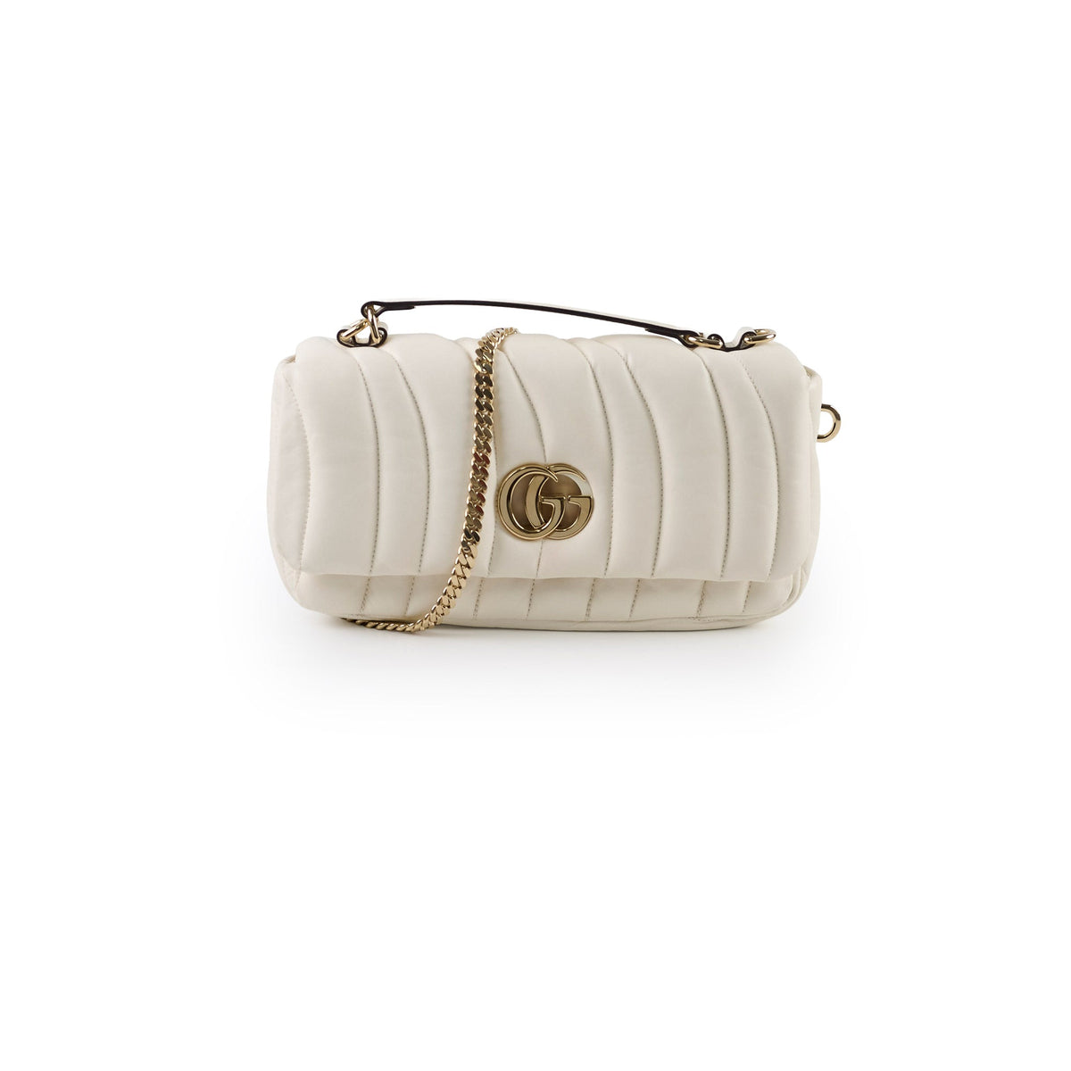 Gucci GG Miliano Small Top Handle White - photo 1