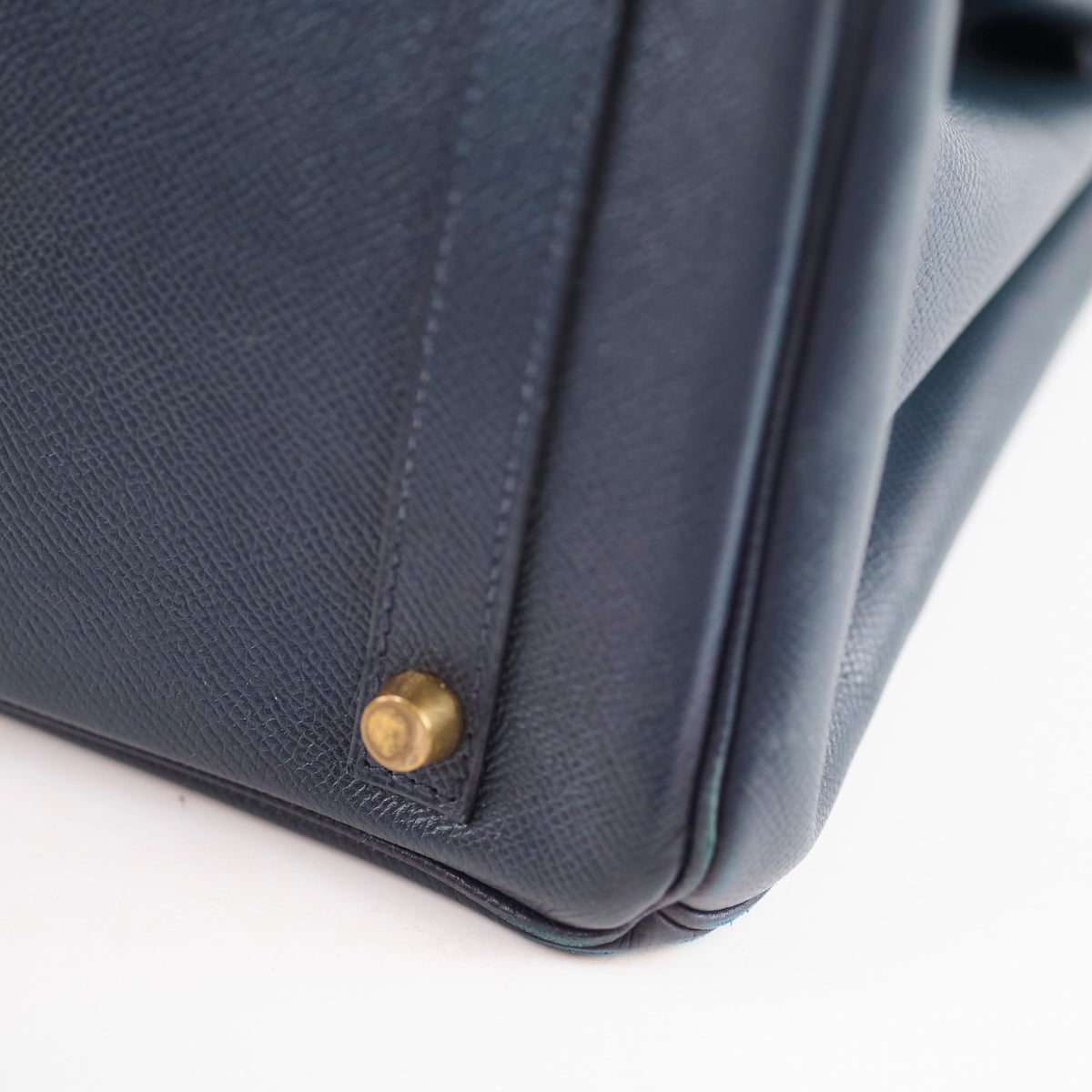 Hermes Birkin 30 Blue Indigo Cushbell - A Square Stamp - photo 10