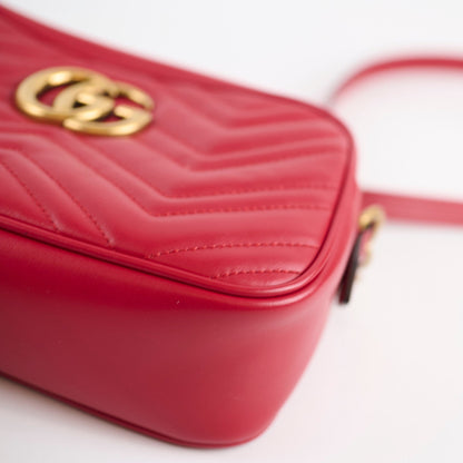 Gucci Marmont Small Red Crossbody - photo 11