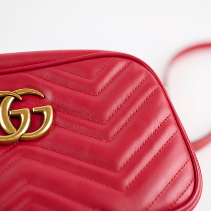 Gucci Marmont Small Red Crossbody - photo 7