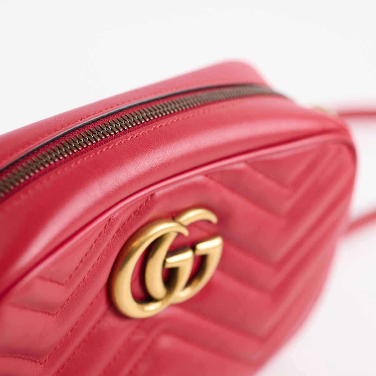 Gucci Marmont Small Red Crossbody - photo 12