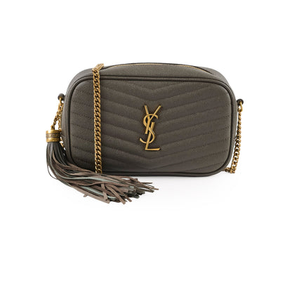 Saint Laurent Mini Lou Camera Grey - photo 1