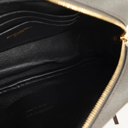 Saint Laurent Mini Lou Camera Grey - photo 6
