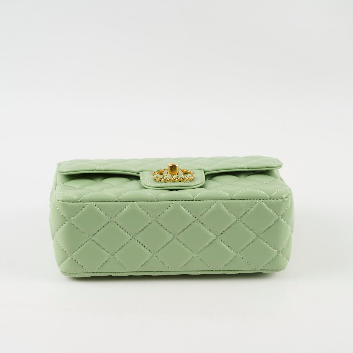 Chanel Mini Rectangular Top Handle Light Green Seasonal - photo 4