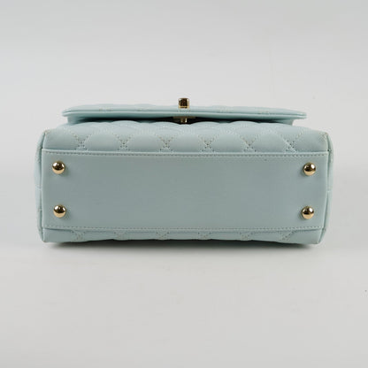 Chanel Coco Handle Small Caviar Light Blue - photo 4