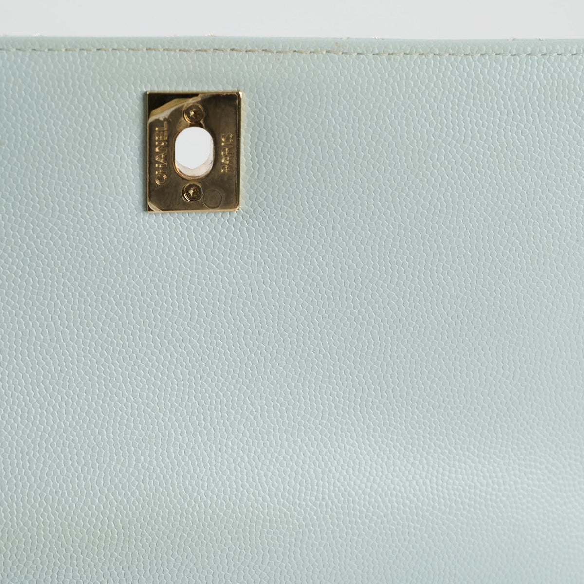 Chanel Coco Handle Small Caviar Light Blue - photo 6