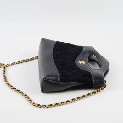 Chanel 31 Small Black Suede (Microchip) - photo 3