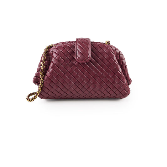 Bottega Veneta Lauren 1980 Clutch Small Burgundy - photo 1