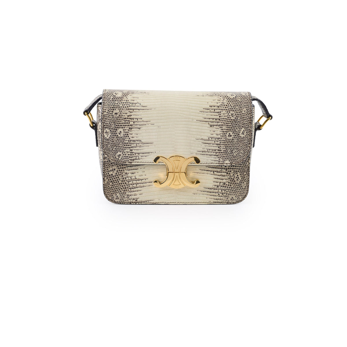 Celine Teen Triomphe Ombre Lizard - photo 1