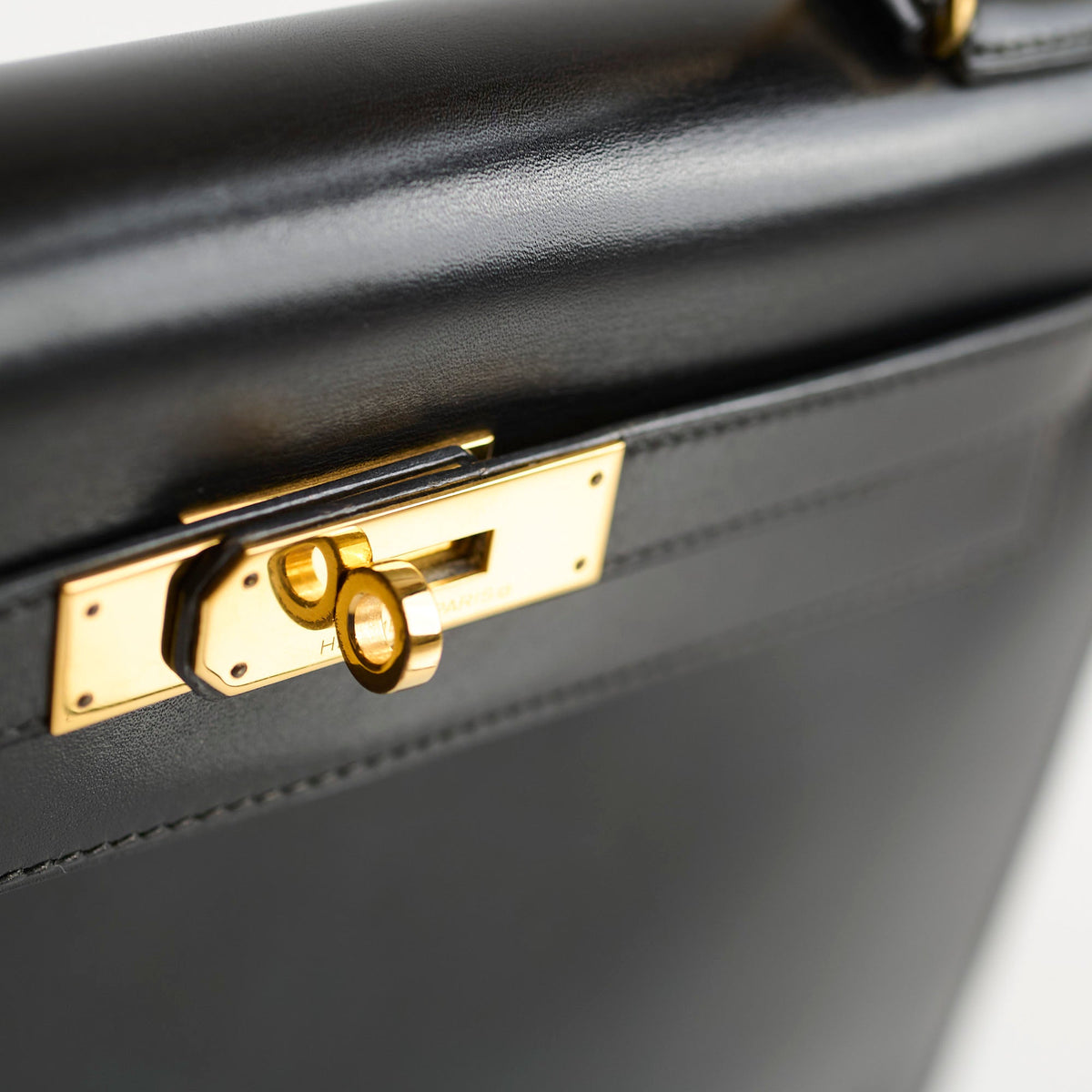 Hermes Kelly 28 Box Calfskin Black- Q Circle Stamp - photo 4
