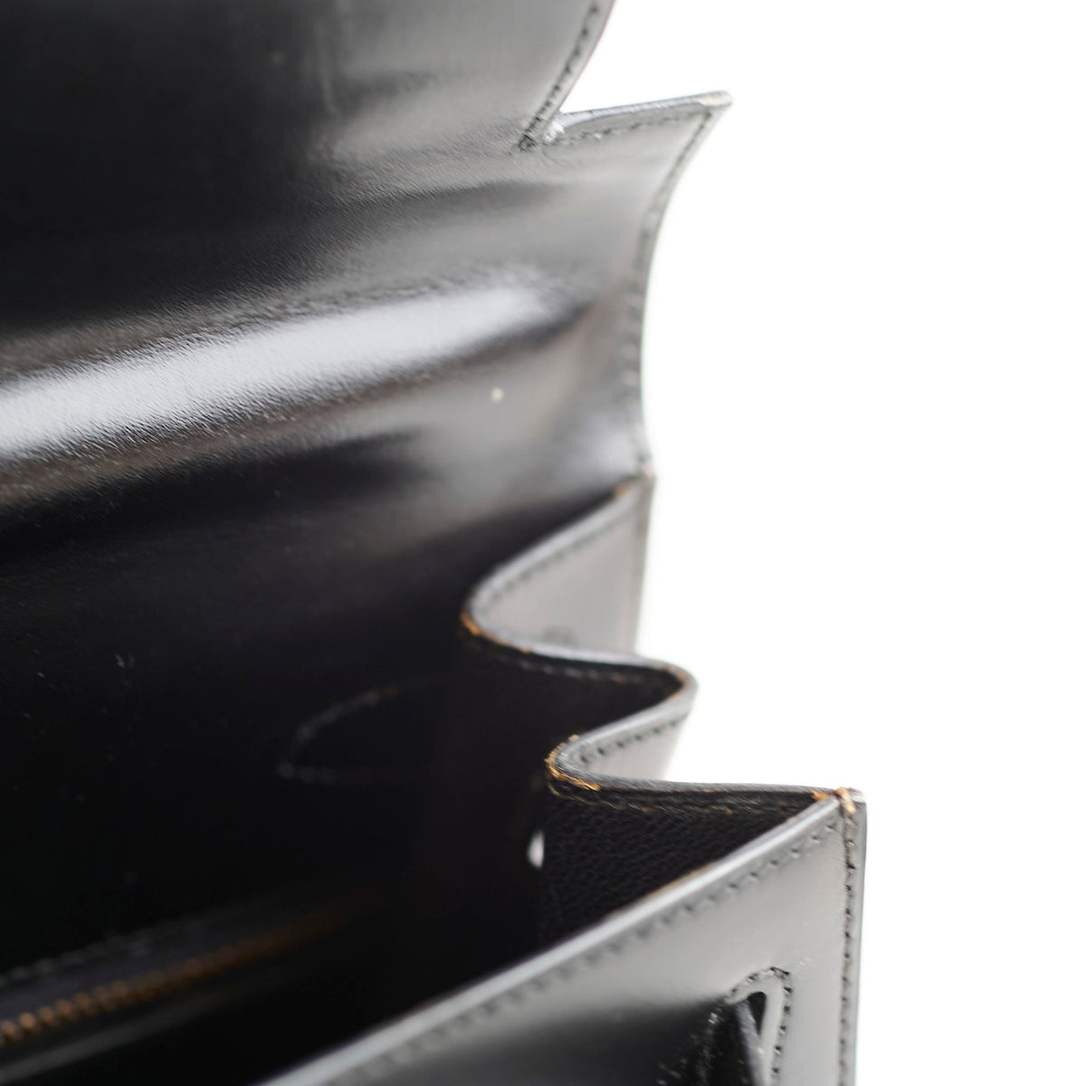 Hermes Kelly 28 Box Calfskin Black- Q Circle Stamp - photo 10