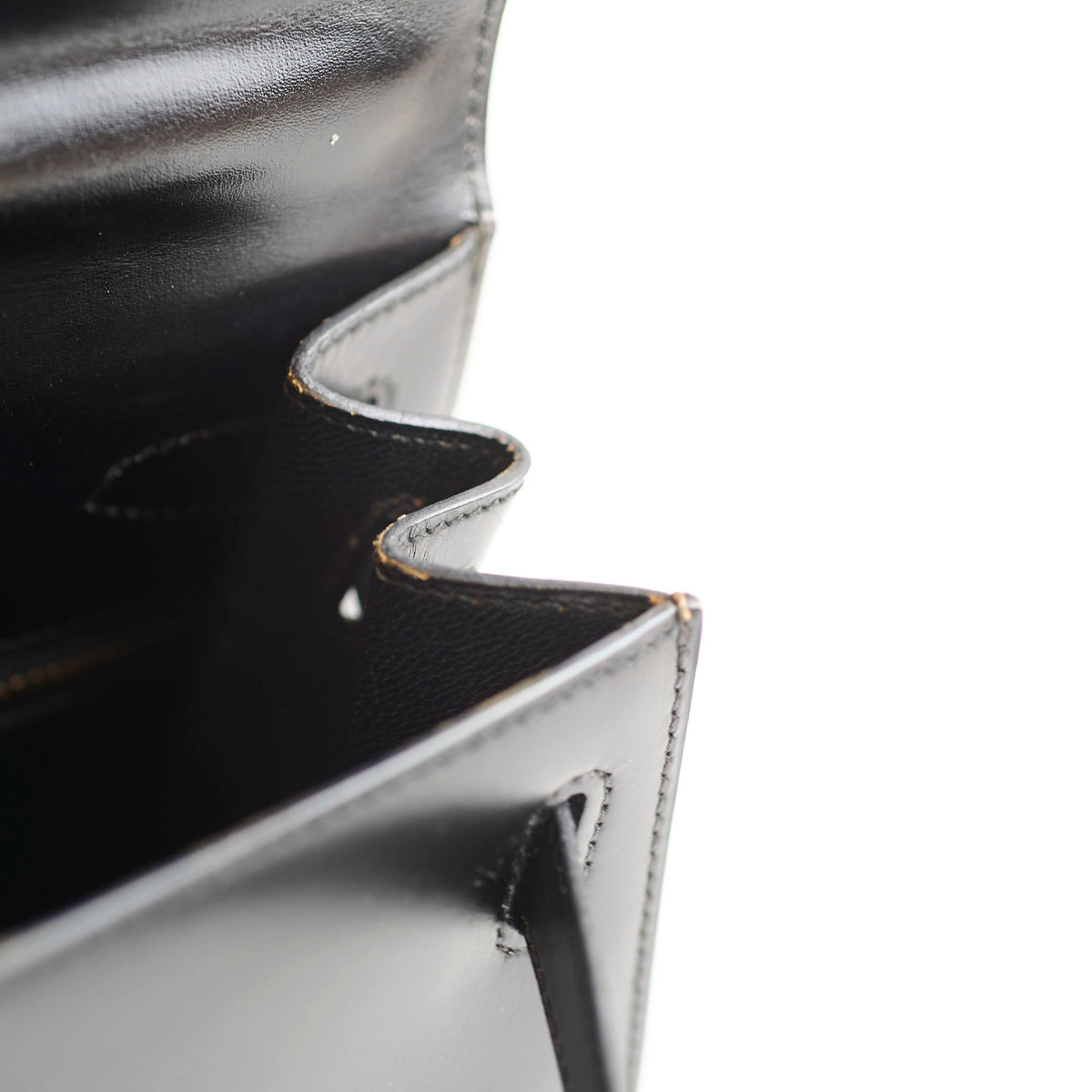 Hermes Kelly 28 Box Calfskin Black- Q Circle Stamp - photo 11
