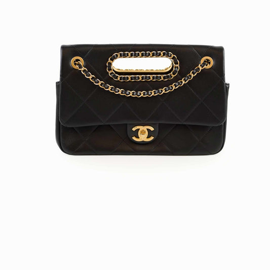 Chanel Quilted A Real Catch Flap Black - Series 29 - photo 1