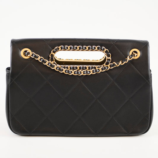 Chanel Quilted A Real Catch Flap Black - Series 29 - photo 2