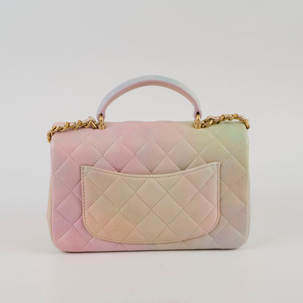 Chanel Top Handle Mini Rectangle Rainbow (microchip) - photo 2
