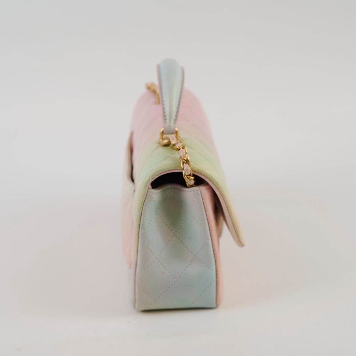 Chanel Top Handle Mini Rectangle Rainbow (microchip) - photo 3