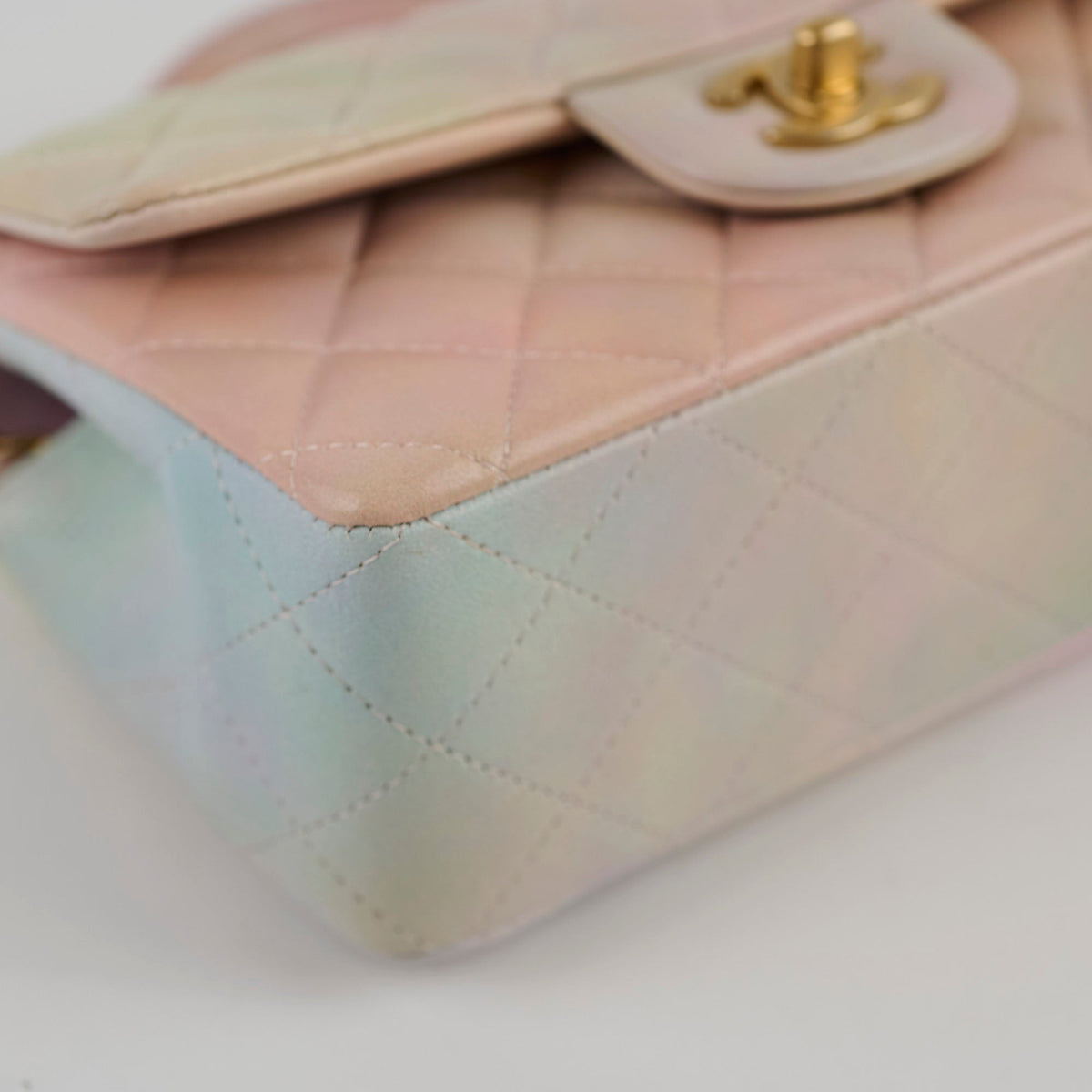 Chanel Top Handle Mini Rectangle Rainbow (microchip) - photo 11