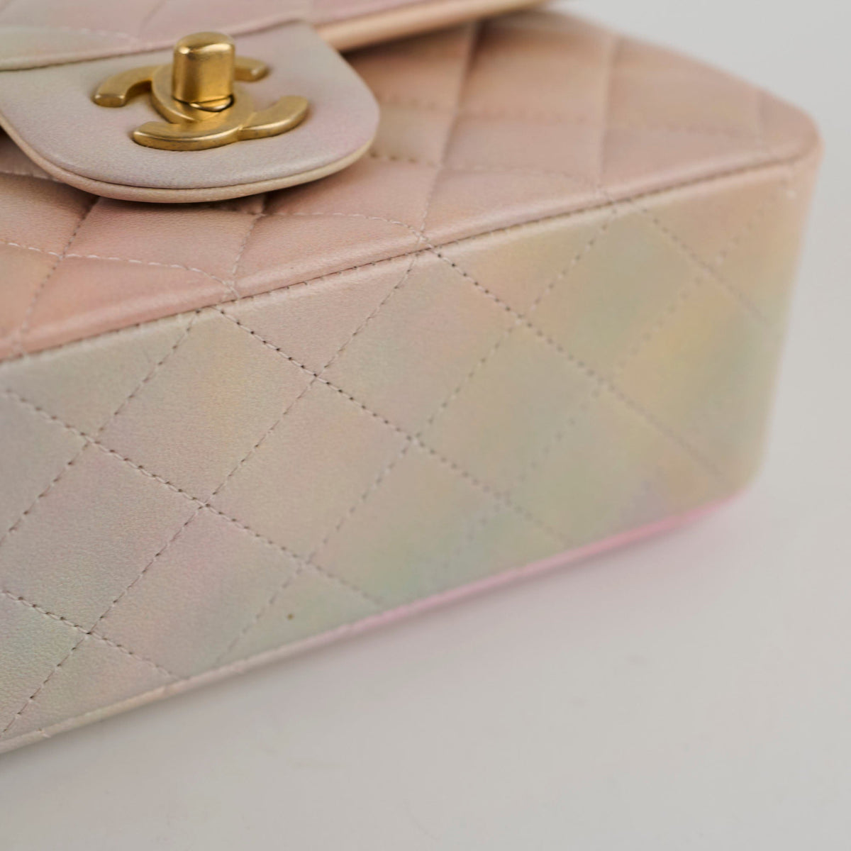 Chanel Top Handle Mini Rectangle Rainbow (microchip) - photo 12