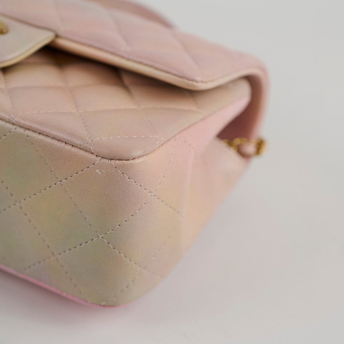 Chanel Top Handle Mini Rectangle Rainbow (microchip) - photo 13