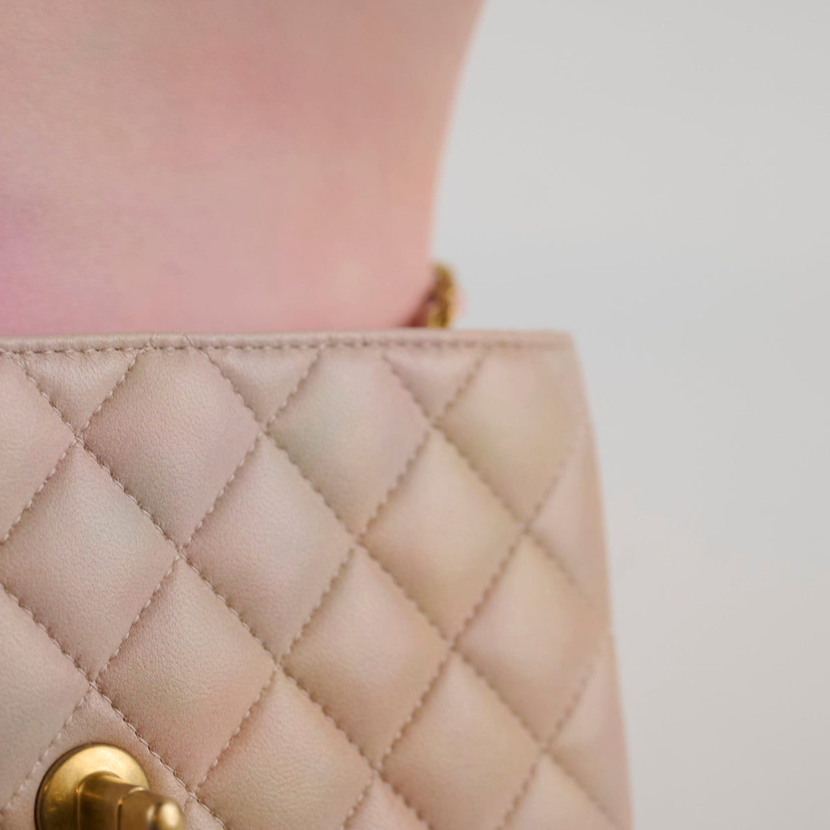 Chanel Top Handle Mini Rectangle Rainbow (microchip) - photo 8