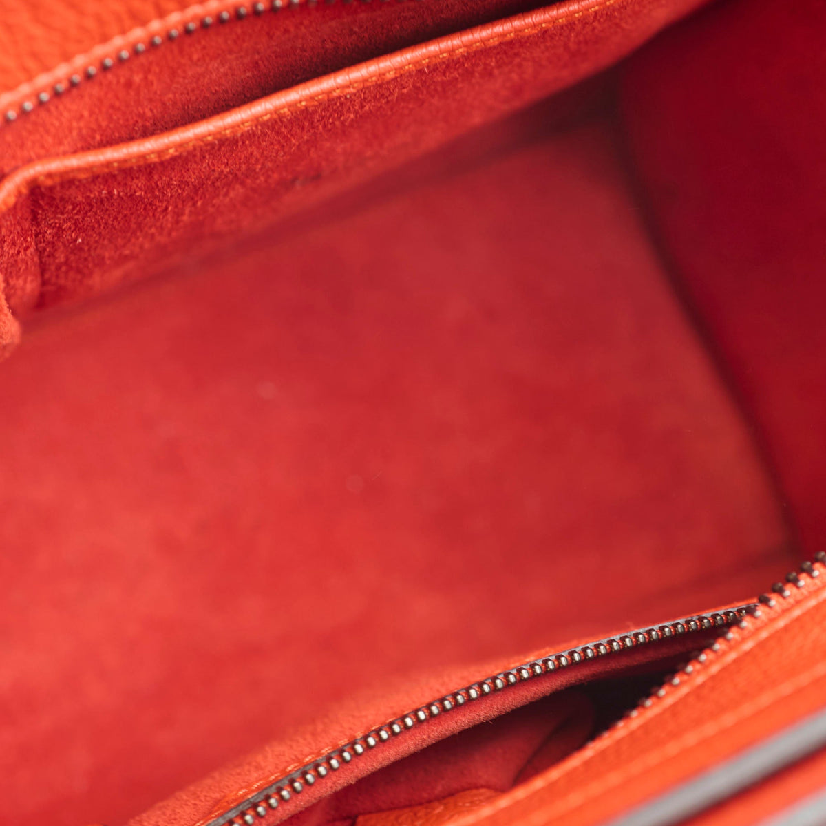 Celine Micro Luggage Grained Calfskin Red - photo 10