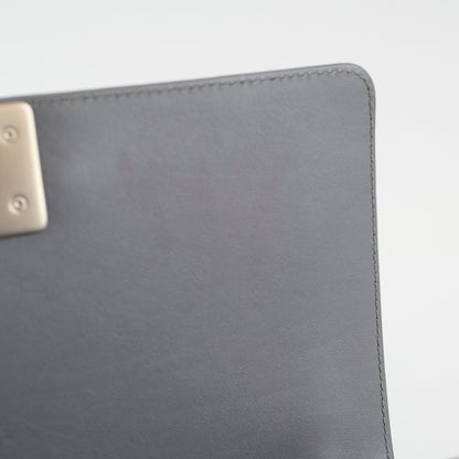 Chanel Boy Old Medium Grey Python (20 Series) - photo 6