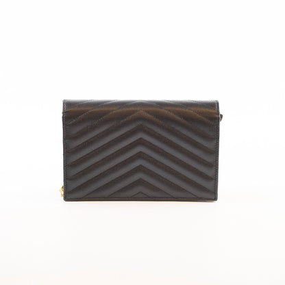 Saint Laurent Envelope Wallet on chain WOC - photo 2