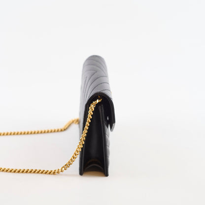 Saint Laurent Envelope Wallet on chain WOC - photo 3