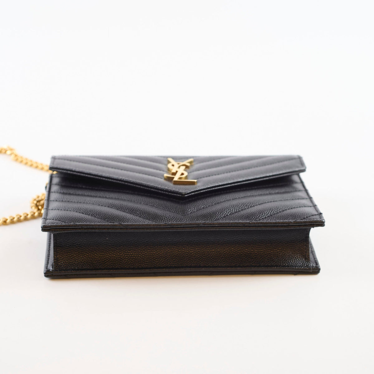 Saint Laurent Envelope Wallet on chain WOC - photo 4