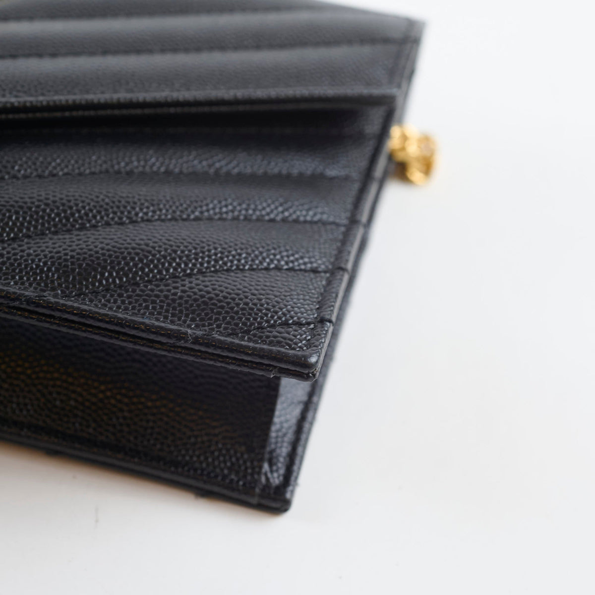 Saint Laurent Envelope Wallet on chain WOC - photo 6