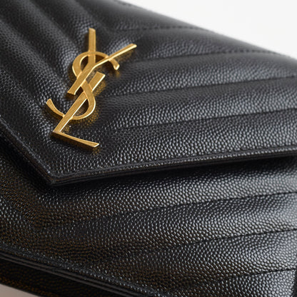 Saint Laurent Envelope Wallet on chain WOC - photo 7