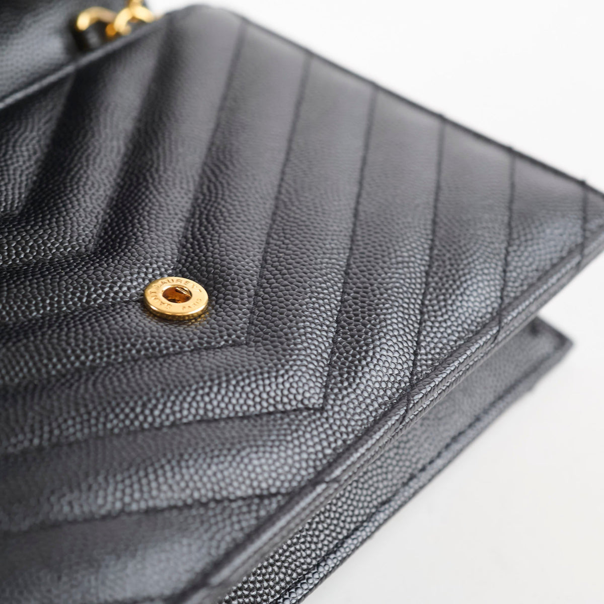 Saint Laurent Envelope Wallet on chain WOC - photo 11