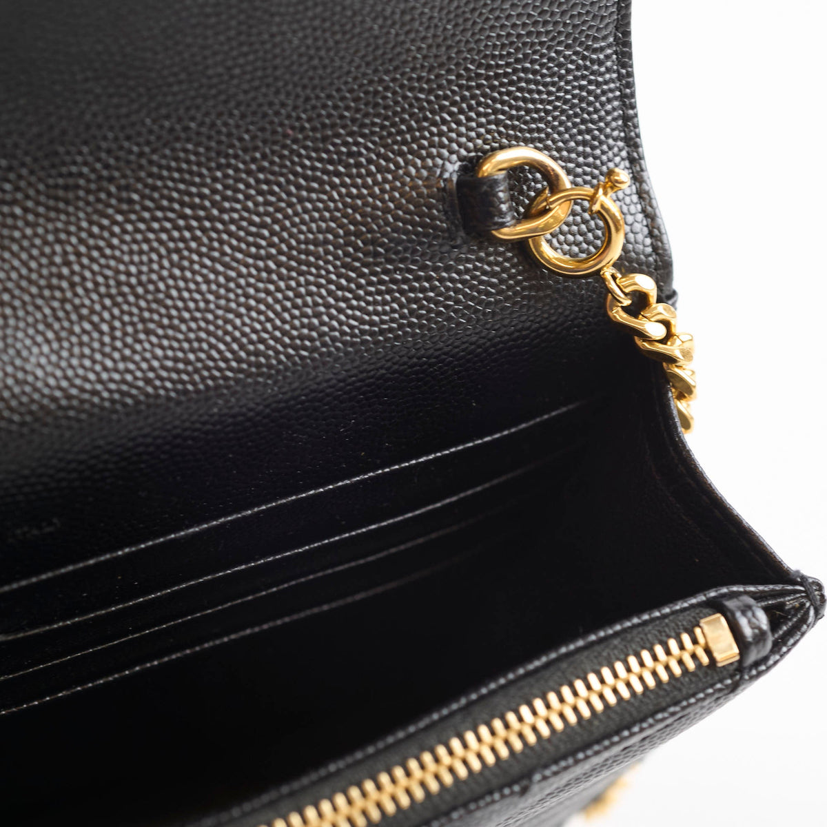 Saint Laurent Envelope Wallet on chain WOC - photo 13