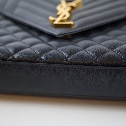 Saint Laurent Envelope Bag Black - photo 11