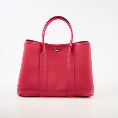 Hermes Garden Party 30 Rose Mexico Canvas - photo 2