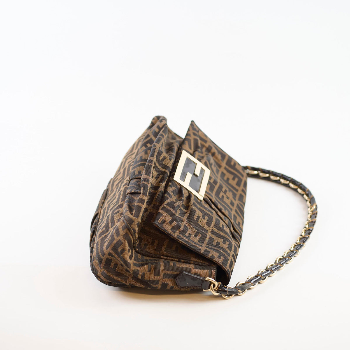 Fendi Vintage Zucca Canvas Mia Flap Bag - photo 3