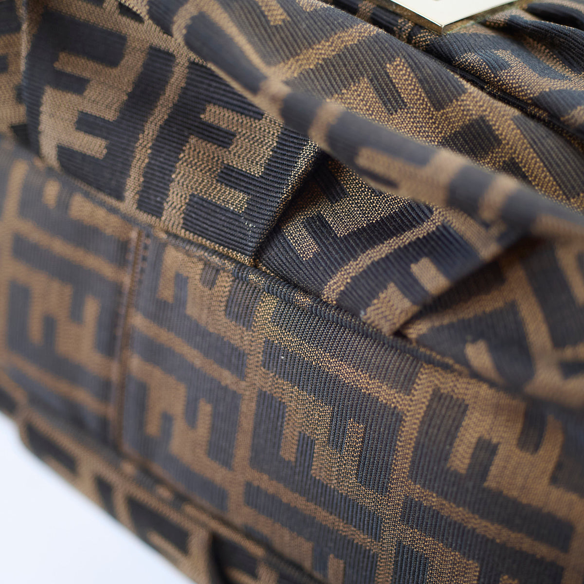 Fendi Vintage Zucca Canvas Mia Flap Bag - photo 11