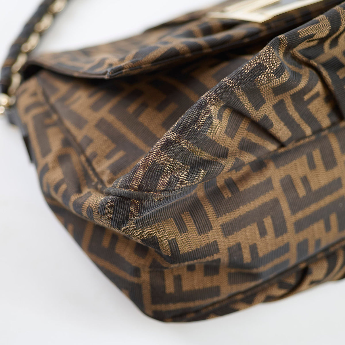 Fendi Vintage Zucca Canvas Mia Flap Bag - photo 10