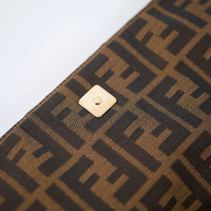 Fendi Vintage Zucca Canvas Mia Flap Bag - photo 5