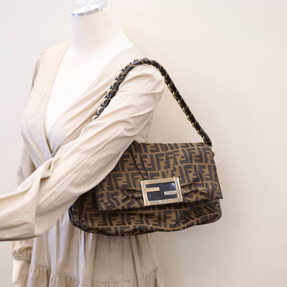 Fendi Vintage Zucca Canvas Mia Flap Bag - photo 13