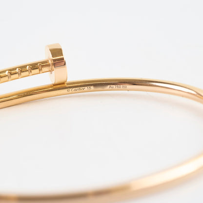 Cartier Juste Yellow Gold Bracelet SM Size 15 - photo 7